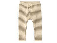 Lil Atelier wood ash striped knit pants